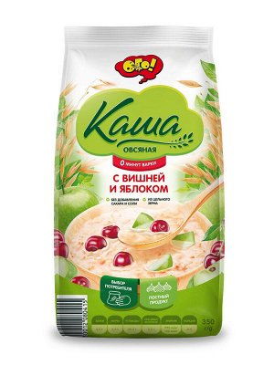 Каша овс. с вишней и яблоком НТВ 350гр ОГО