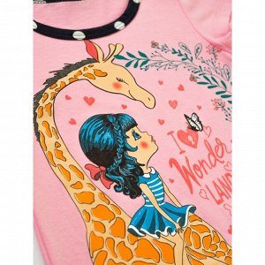 Платье Жирафик Розовый