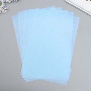Фетр жесткий 1 мм "Бело-голубой" набор 10 листов формат А4