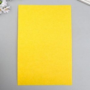 Арт Узор Фетр жесткий 2 мм &quot;Отборный жёлтый&quot; набор 5 листов формат А4