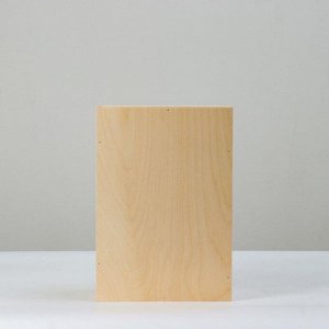 Коробка пенал подарочная деревянная, 30*20*12 см "Поздравляю", гравировка