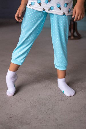 Пижама Материал: Интерлок. Состав: 100% хлопок. Цвет: Голубой.