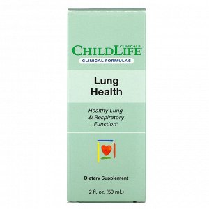 Childlife Clinicals, Lung Health, Healthy Lung & Respiratory Function , 2 fl oz (59 ml)