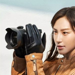 Женские кожаные перчатки Xiaomi Qimian Spanish Lambskin Touch Screen Gloves