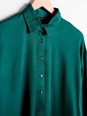 Рубашка Тип товара: Рубашка
Силуэт: Рубашка
Длина: Стандарт
Форма: Свободная посадка
Толщина: Тонкая
Длина рукава: Длинный рукав
РАЗМЕР: XS
ЦВЕТ: Mid Green
СОСТАВ: Основной материал: 100% Вискоза