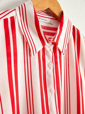 Рубашка Силуэт: Рубашка
Тип товара: Рубашка
Длина рукава: Длинный рукав
Форма: Свободная посадка
Длина: Стандарт
РАЗМЕР: S, XL, 2XL
ЦВЕТ: Red Striped
СОСТАВ: Основной материал: 100% Вискоза
