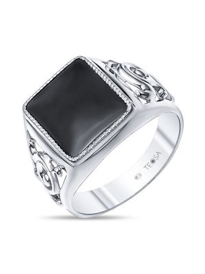 Серебряное кольцо с фианитом T-115125