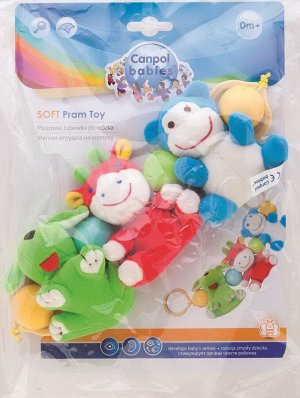 Подвеска для коляски Canpol Babies Животные мягкая23