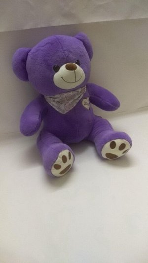 Мягкая игрушка Медведь плюшевый хагс короткошерстный сиреневый 50 см6