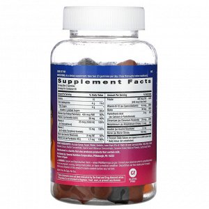 GNC, Milestones, жевательные мультивитамины для подростков 12–17 лет, ассорти из натуральных фруктов, 120 жевательных конфет