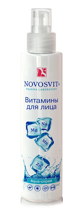НОВОСВИТ Аква-спрей 95мл "Витамины для лица"