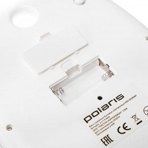 Весы кухонные Polaris PKS 0539DMT, электронные, до 5 кг, автоотключение, серо-белые