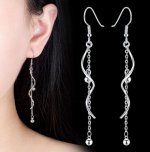 Серьги из стерлингового серебра
