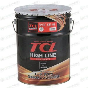 Масло моторное TCL High Line 5w40, синтетическое, API SP/CF, универсальное, 20л, арт. H0200540SP