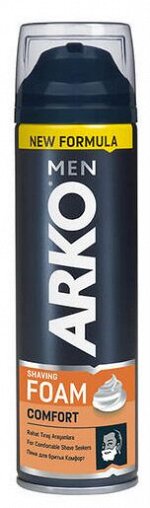 Акция!!! ARKO пена д/бритья 200мл Comfort/Комфорт/Цитрус /24/ 505233
