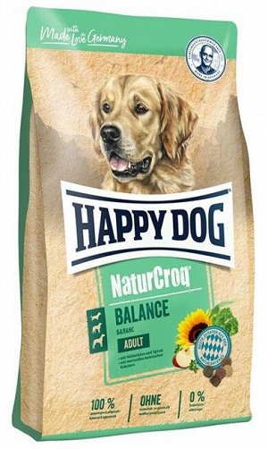Happy Dog NaturCroq Balance д/соб сред/круп пород чувств.пищев 1кг (1/4)