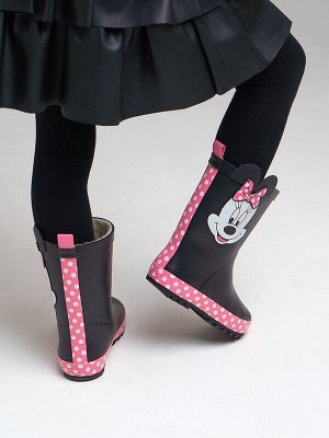 Сапоги Состав: 100% резина; 
Цвет: белый, черный, розовый
 дизайн с героями Disney
 подкладка – шерстяной мех 80% 
 рекомендованный температурный режим для носки до +5°с, необходимо учитывать уровень