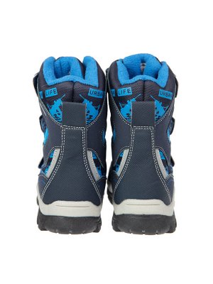 Ботинки Состав: 100% искусственная кожа, отделка- 100% полиэстер; 
Цвет: серый, тёмно-синий, белый, синий
 материал верха – мембранная ткань
 трехслойная конструкция верха обуви с высокими теплозащит