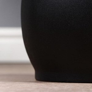 Ваза напольная "Осень", матовая, чёрная, 59 см, керамика