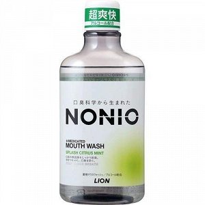 Ежедневный зубной ополаскиватель "Nonio" с длительной защитой от неприятного запаха (аромат цитрусовых и мяты) 600 мл / 12
