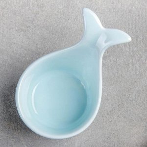 Соусник Доляна «Кит», 10*6,5 см, цвет голубой