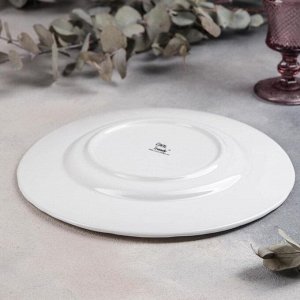 Тарелка Feston/Patine, d=28 см, цвет белый