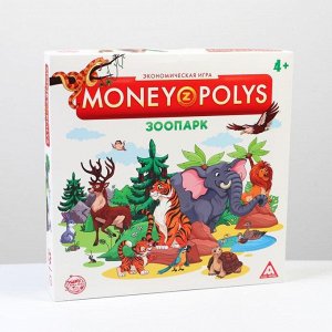 ЛАС ИГРАС Экономическая игра «MONEY POLYS. Зоопарк», 4+