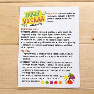 Настольная игра «Побег из сада»