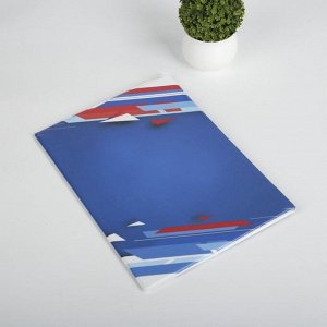 Папка для семейных документов, 4 комплекта, цвет синий