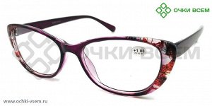 Корригирующие очки FABIA MONTI Без покрытия FM0601 Фиолетовый