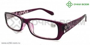 Корригирующие очки FABIA MONTI Без покрытия FM0651 Бордовый