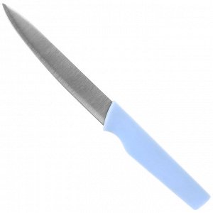 &quot;Новоселье&quot; Набор ножей из нержавеющей стали 5 предметов: нож для овощей 95мм, нож кухонный 120мм, нож для хлеба 185мм, нож кухонный 200мм, нож кухонный 200мм широкое лезвие, пластмассовая ручка, цвет