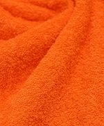 Махровая ткань цв.Ярко-оранжевый, ш.1.5м, хлопок-100%, 350гр/м.кв