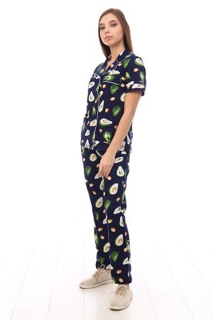 Пижама с коротким рукавом "Авокадо"