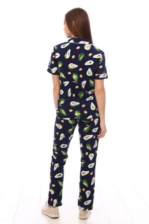 Пижама с коротким рукавом "Авокадо" (М-683)