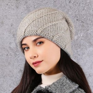 Шапка, 40%шерсть 30%мохер 30%полиамид, FABRETTI S2018-4-gray