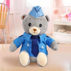 Мягкая игрушка «Медвежонок Лаппи -полицейский», 22 см