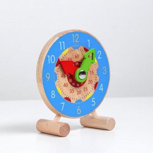 Детские обучающие часы «Учим время» 11Х3Х14 см, МИКС