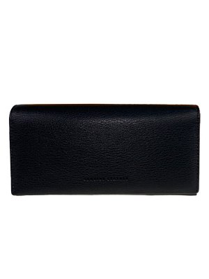 Кожаный женский кошелёк-портмоне, цвет чёрный, арт. 06-05142FV1220/1