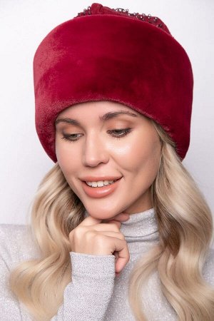 Шапка из экомеха