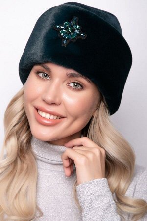 Шапка из экомеха