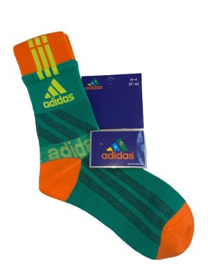 Высокие спортивные носки c принтом, цвет зелёный
