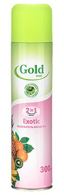 СИБИАР Освежитель "GOLD WIND" 300мл Экзотика