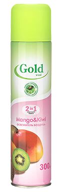 СИБИАР Освежитель "GOLD WIND" 300мл Манго и Киви