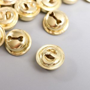 Набор декора для творчества "Колокольчики золото" набор 24 шт 0,8х1,5х1,5 см