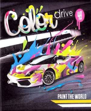 Тетрадь 48л клетка эконом "Color drive" (037867) Хатбер