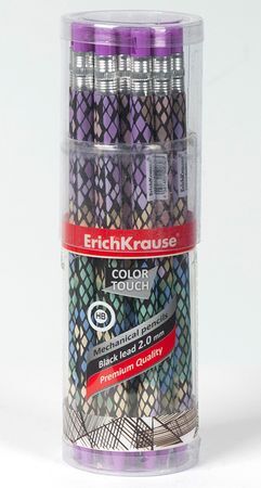 Авт. карандаш 2 мм ColorTouchR Purple Python НВ с точилкой 50832 Erich Krause {Китай}