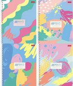 Тетрадь  48л клетка на спирали &quot;Multicolored&quot; (056666) Хатбер {Россия}