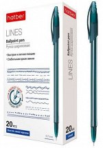 Ручка шариковая масляная Lines синяя 0.7мм (064509) Хатбер {Индия}