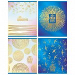 Тетрадь  60л клетка на спирали &quot;Be creative&quot; (ассорти) 9094 BG {Россия}